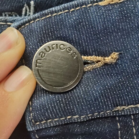 Maurices Jeans Women 20W Blue Everflex High Rise Stretch Slim Fit Skinny - Picture 2 of 11